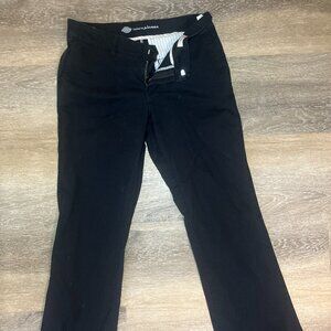Dickies Slim Fit Black Work Pants - Size 10 Regular